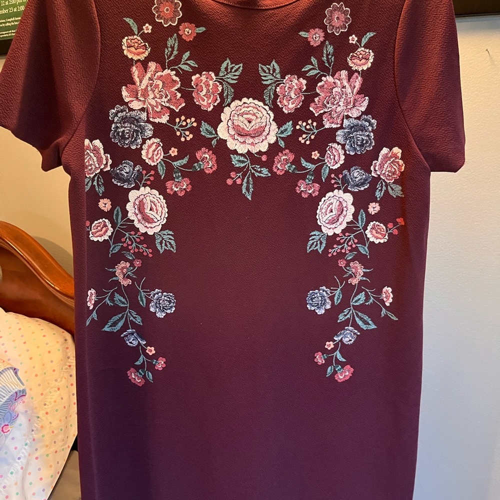 Maroon dress